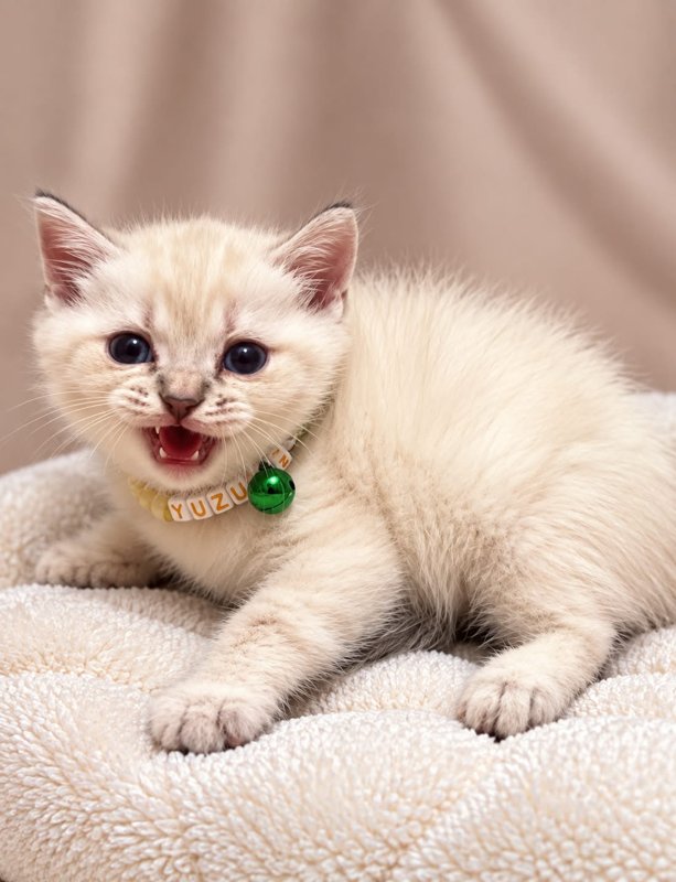 Yuzu kucing ras lucu Bola Bulu Cat House