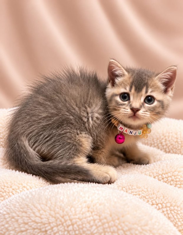 Manju kucing ras lucu Bola Bulu Cat House